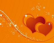 pic for Orange Hearts 